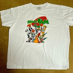 Vintage Looney Tunes 3XLT Space Jam Cotton T-Shirt